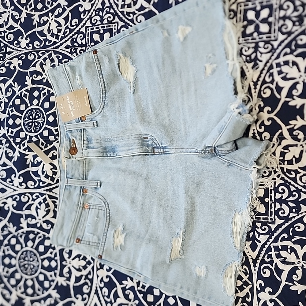 NWT Madewell Momjean Shorts